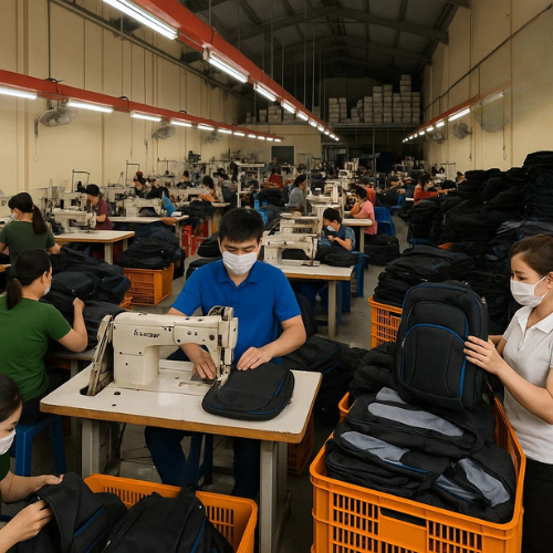 xưởng in balo quà tặng mita việt nam