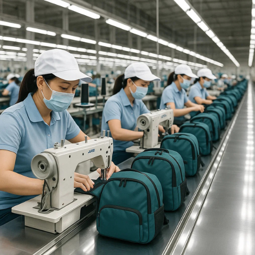 xưởng may balo quang cao